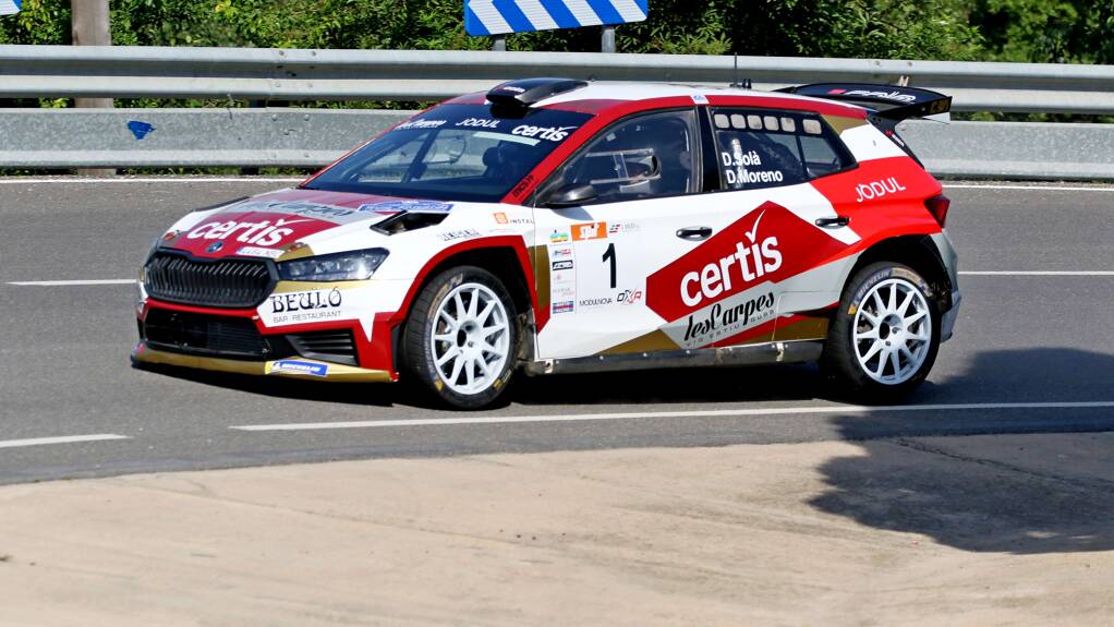 DANIEL SOLÀ - DAVID MORENO (Skoda Fabia RS Rally2) GUANYEN EL 39è RALLY EMPORDÀ
