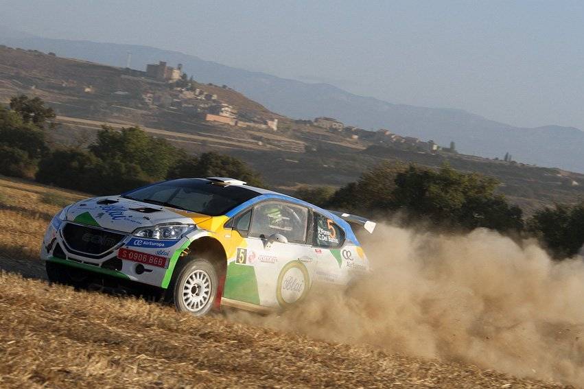 Triomf de Xevi Pons i Carlos del Barrio (Peugeot 208 T16) al 18è. Ral·li Ciutat de Cervera