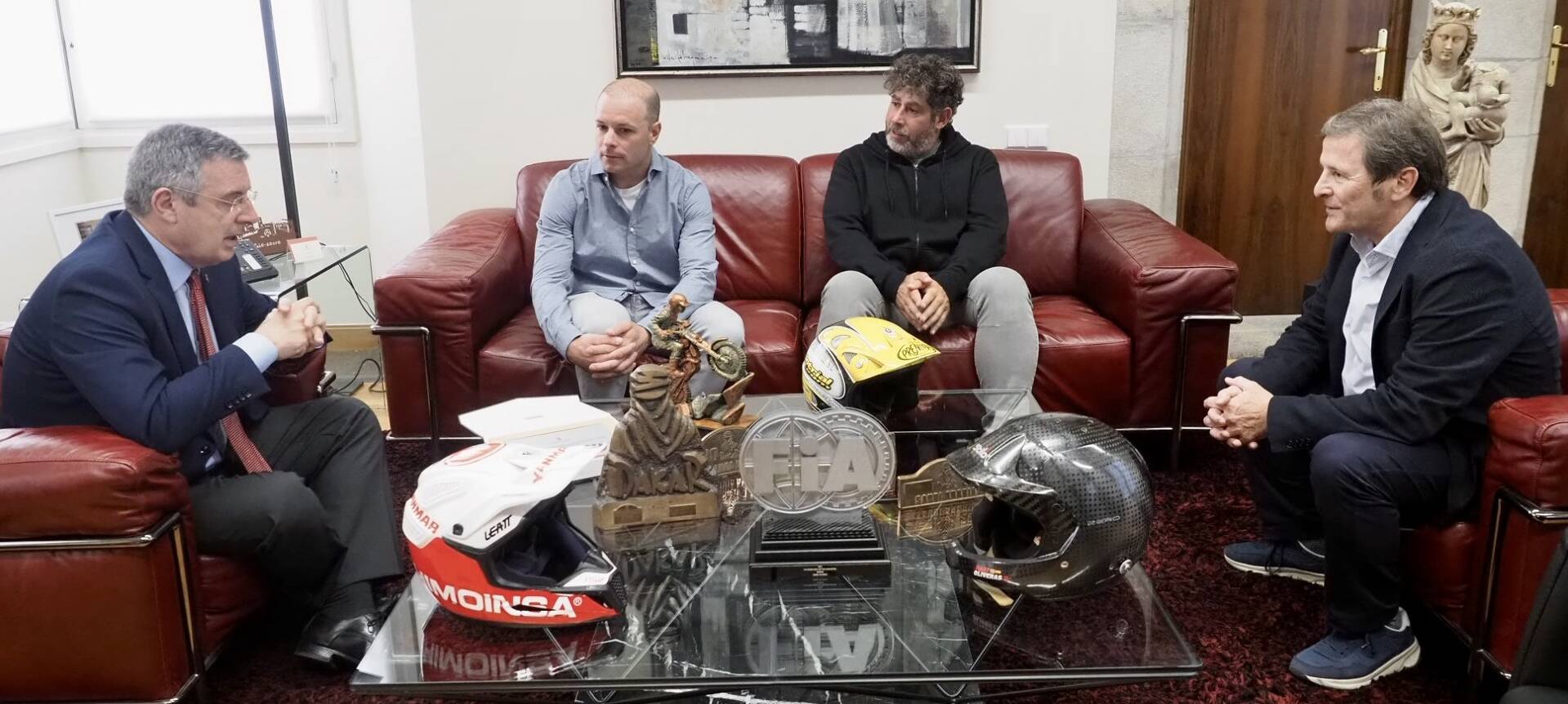 Recepció institucional de la Diputació de Girona a Dani Oliveras, campió del món