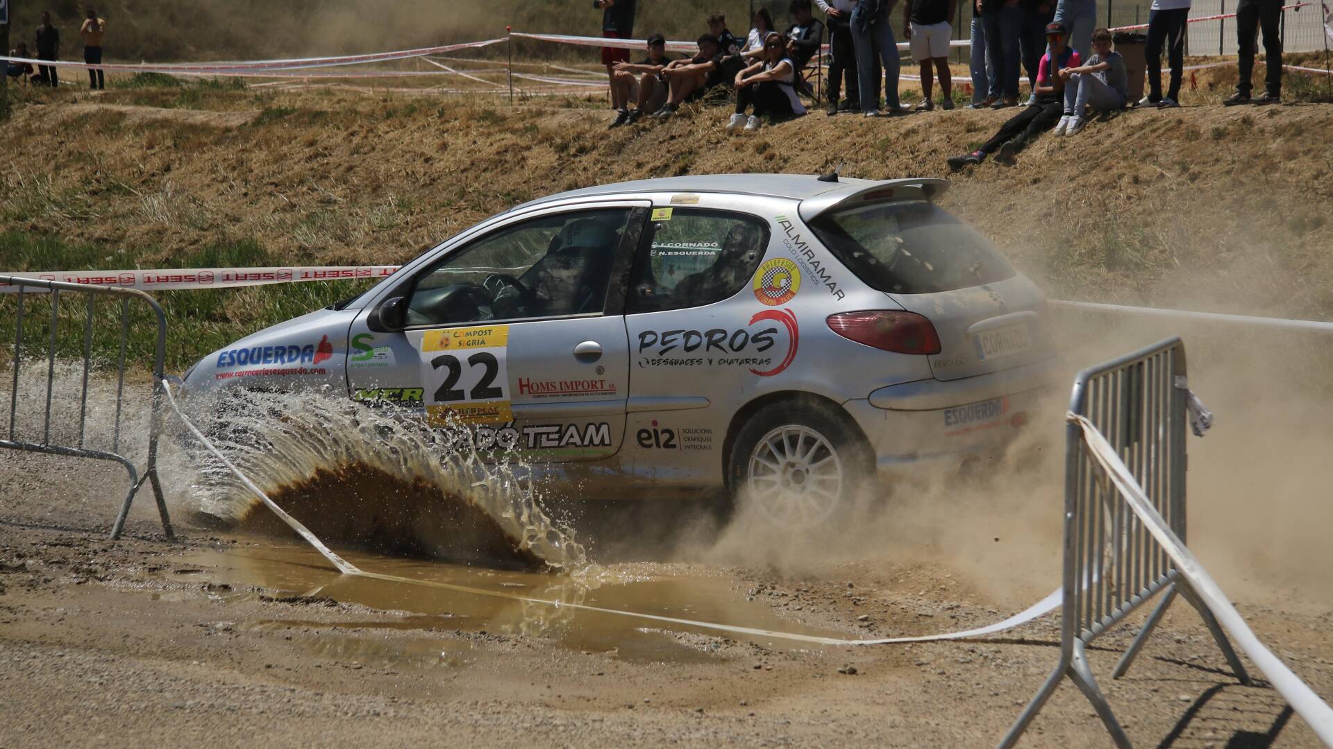 IVAN CORNADÓ (Peugeot 206) GUANYA EL 1er ESLÀLOM DE ROSSELLÓ