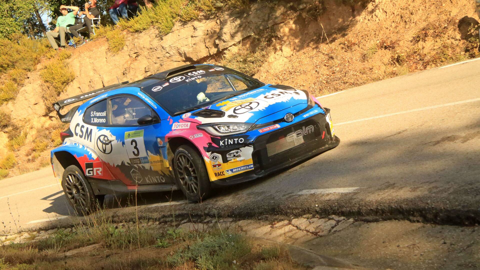 SERGI FRANCOLÍ – XEVI MORENO (Toyota Yaris Rally2) GUANYEN EL 5è RALLY LES MASIES DE VOLTREGÀ