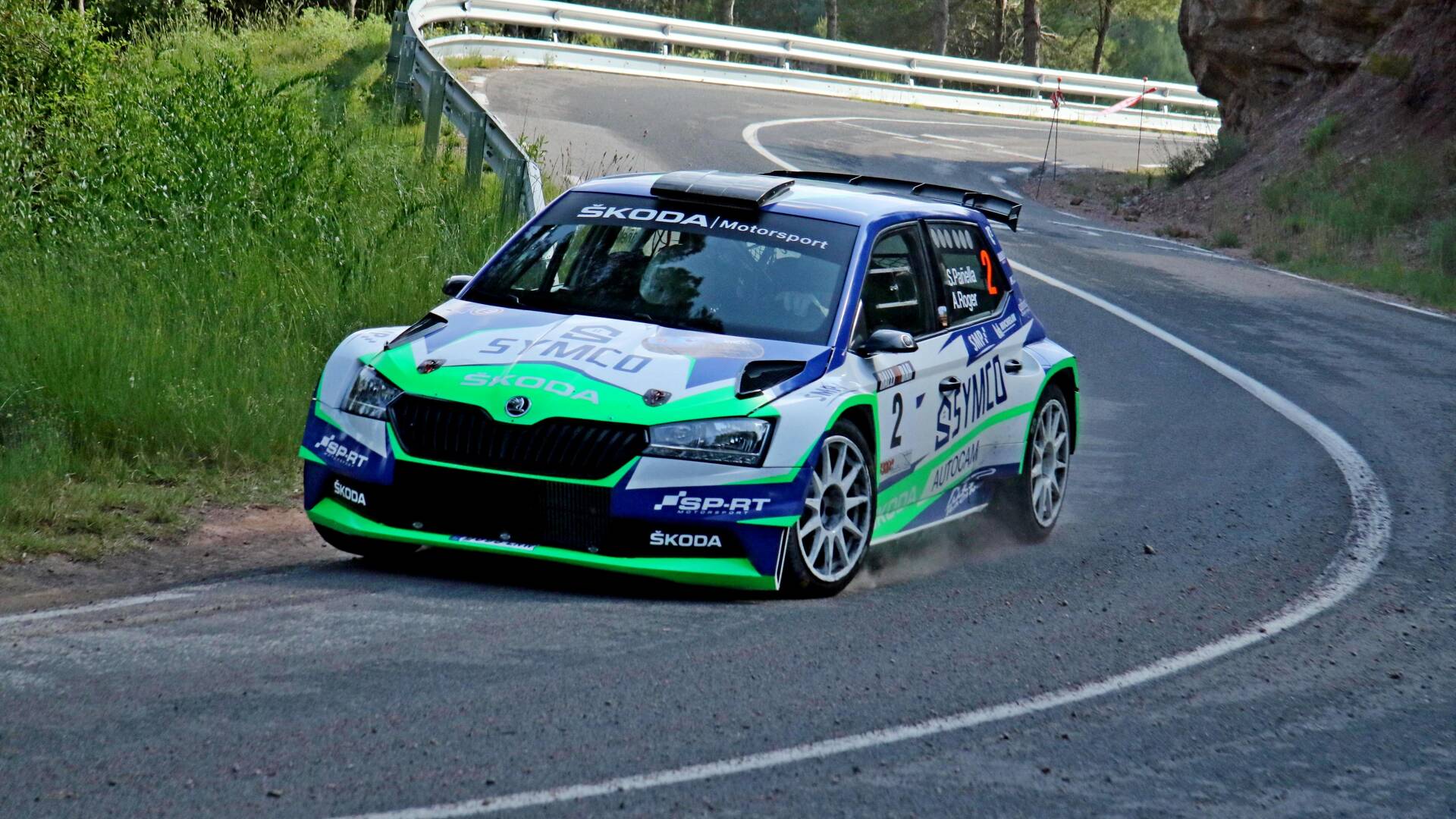 VICTÒRIA DE SERGI PAÑELLA – ALBERT  ROGER (Skoda Fabia Rally2) AL 1r RAL·LISPRINT DE COLLBATÓ