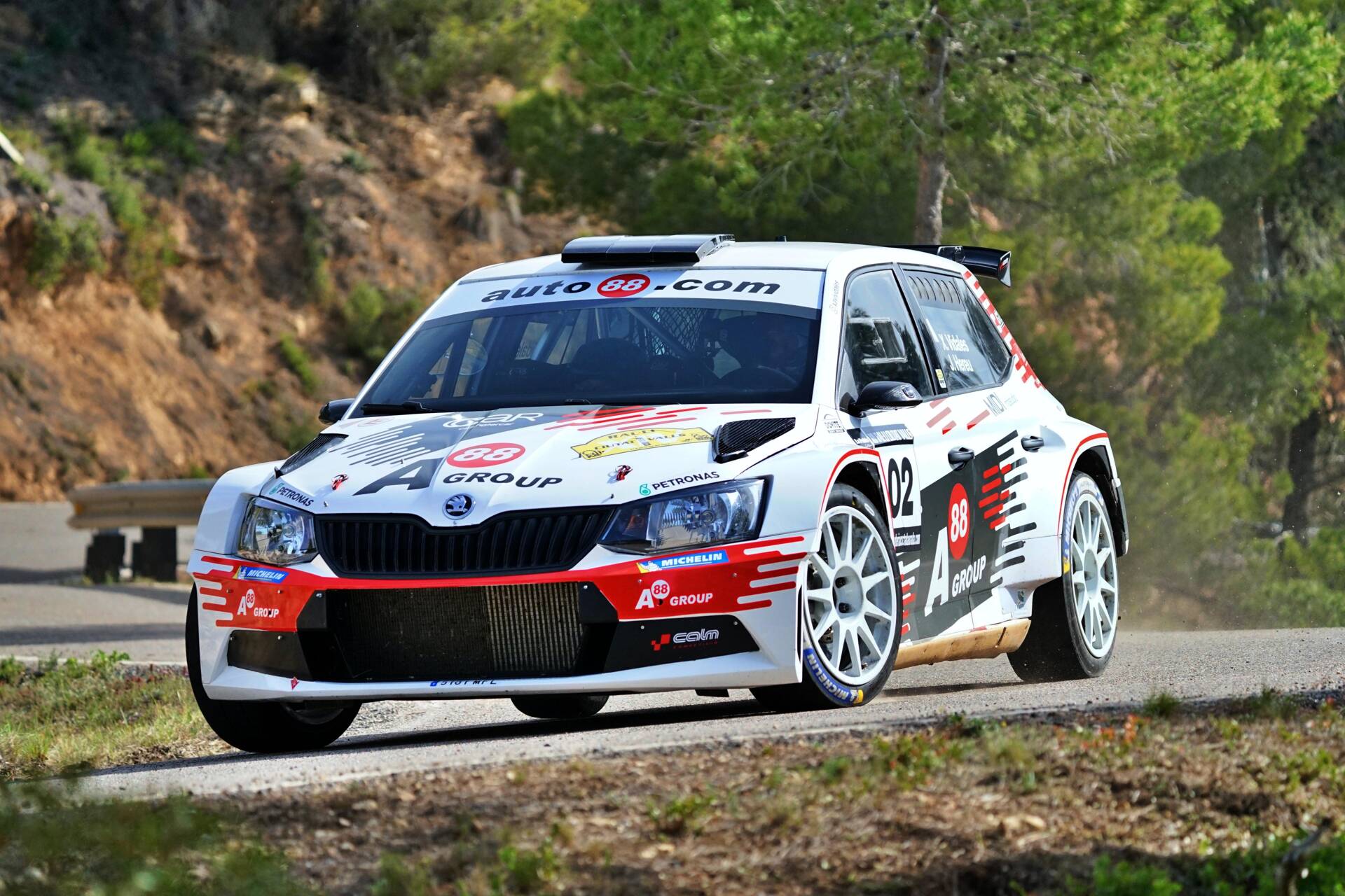 Xavier J. Vidales–Jordi Hereu (Skoda Fabia R5) guanyen el XIV Ral·li Ciutat de Valls 2024