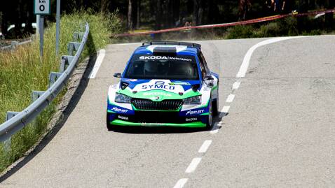 TRIOMF DE SERGI PAÑELLA-ALBERT ROGER (SKODA FABIA RALLYE 2) AL 11è RALLYSPRINT DE LA CERDANYA