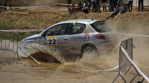 IVAN CORNADÓ (Peugeot 206) GUANYA EL 1er ESLÀLOM DE ROSSELLÓ