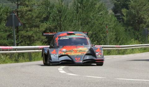 JORDI VILARDELL (DEMON CAR R32 EVO) GUANYA LA XIII PUJADA ALP 2500