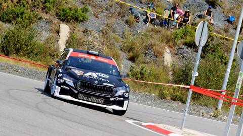 XAVIER J. VIDALES – JORDI HEREU (Skoda Fabia RS Rally 2) GUANYEN EL 5è RAL·LISPRINT RIUDECANYES ESCORNALBOU 