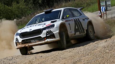 ALEJANDRO MAURO – ADRIÁN PÉREZ (Skoda Fabia RS RALLY2) GUANYEN EL 2n RAL·LI VILA D’ARTÉS - 2025