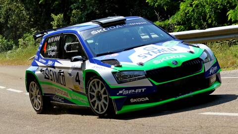 VICTÒRIA DE SERGI PAÑELLA – ALBERT ROGER  (Skoda Fabia Rally2) AL 9è RAL·LISPRINT LES CORBES LEGEND