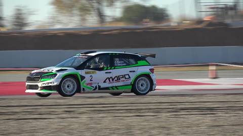 Alejandro Mauro - Diego Sanjuan (Skoda Fabia Rallye2) guanyen el 4t Rallysprint RACC Circuit de Barcelona-Catalunya