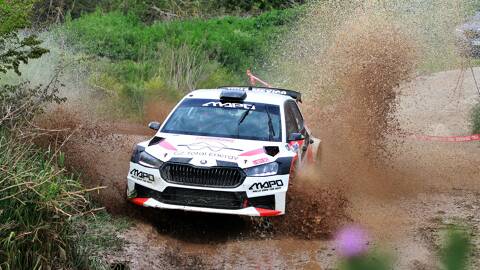 ALEJANDRO MAURO – ADRIAN PÉREZ (Skoda Fabia RS Rally2) guanyen el 2n Ral·li del Trepat.